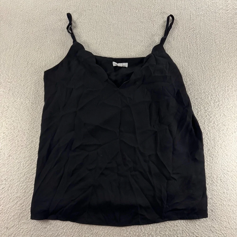 BP Camisole Top Womens XL Black Excellent V-Neck Adjustable Spaghetti Strap Tank